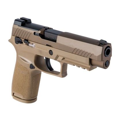 Sig Sauer P320 M17 Gen 1 Coyote Tan 9mm DAO Pistol - 22 Round Capacity