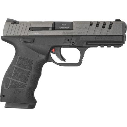 SAR9X Gen 1 Platinum Cerakote 9mm Pistol, 17+1 Cap, DAO Action