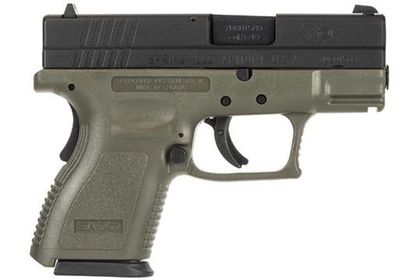 Springfield XD-9 Subcompact 9mm Pistol - Olive Drab Green Finish