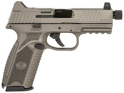 FN 509T Gen 1 Tactical 9mm Pistol, Night Sights, Gray Cerakote