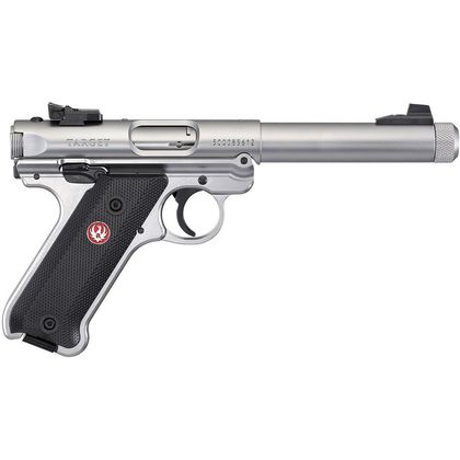 Ruger Mark IV Target .22 LR Pistol - Satin Stainless, 5.5" Precision