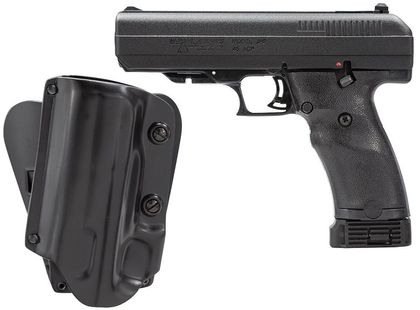 JH/P Gen 1 .45 ACP DAO Pistol - 9+1 Rounds, Adjustable Black Sights