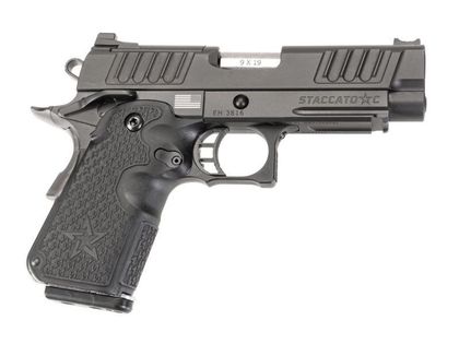 Staccato C DPO Gen 1 - 9mm Semi-Auto, 3.9" Barrel, Black Finish