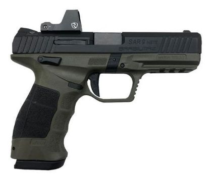 SAR9 Mete Gen 1: 9mm Semi-Auto Pistol, 17+1 Rounds, Sleek Black Finish