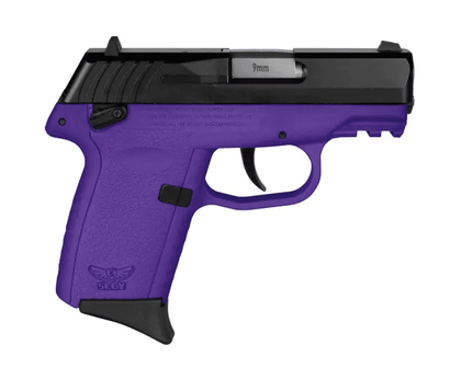 SCCY CPX-1 Gen3 9mm Compact Pistol - Black & Purple Elegance