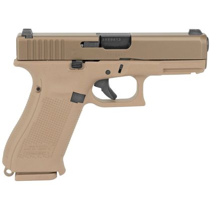Glock 19X Gen 5 Tactical 9MM - Coyote Tan, Tritium Night Sights