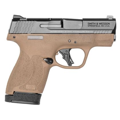 S&W M&P9 Shield Plus 9mm Compact Pistol - FDE/Black, 13-Rd Capacity