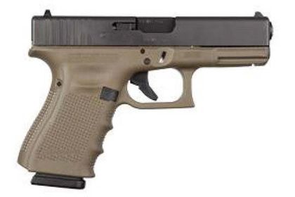 Glock G19 Gen 4 - Compact 9mm OD Green Concealed Carry Pistol