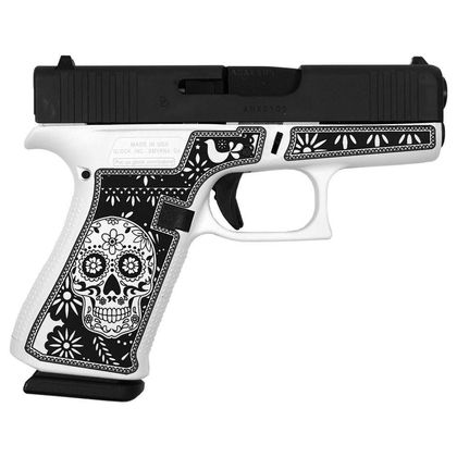 Glock 43X Gen 1 "Sugar Skull" 9mm Compact Handgun - Stylish & Reliable
