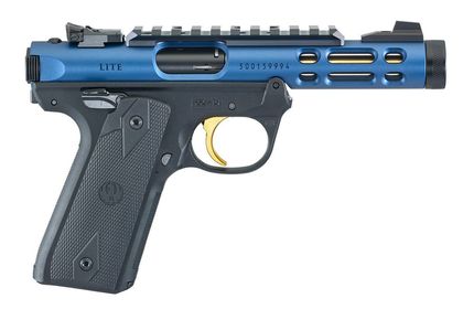 Ruger Mark IV 22/45 Lite Gen 2 Pistol - .22 LR, Blue Anodized, 10+1 Rds