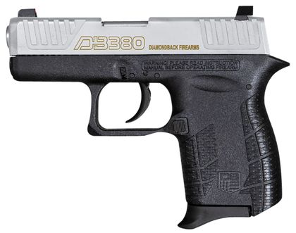 Diamondback DB380 Gen 1 .380 ACP Compact Pistol - Black/Nickel Finish