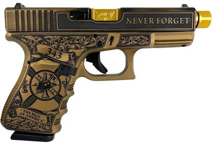 Glock 19 Gen 3 Tribute 9mm Cerakote Pistol - Honor & Precision