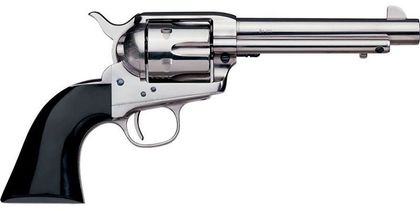 Taylors 1873 Cattleman .44-40 Nickel SAO Revolver, 6 Rounds Classic