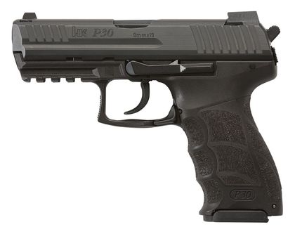 HK P30 V3 9mm Compact DA/SA Pistol - Ergonomic, Reliable, 17+1 Rds
