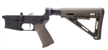 Anderson AM-15 Gen 1 OD Green Complete Lower Receiver - Versatile Build