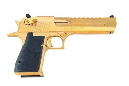 Desert Eagle Gen 1: .50 AE 24K Gold Semi-Auto Masterpiece