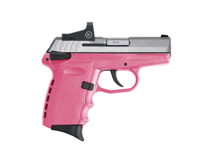 SCCY CPX-1 Gen 1 Pink 9mm Compact Pistol w/ Crimson Trace Red Dot