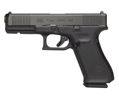 Glock 17 Gen 5 MOS 9mm Pistol - Optics Ready, 17+1 Capacity, Black