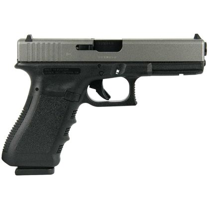 GLOCK 17 Gen 3 Two-Tone 9mm Semi-Auto Pistol - 17rd, Contrast Sights