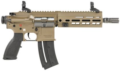 HK416 Gen 1 .22LR Semi-Auto Pistol - 8.5" FDE Precision Trainer