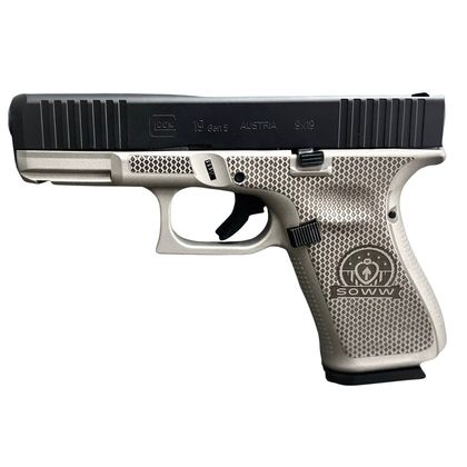 Glock 45 Gen5 MOS "SOWW" 9mm Pistol, Titanium Gray, 17rd Capacity