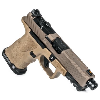 ZEV OZ9C Gen 1 Compact 9mm Pistol, 4.48" Barrel, FDE Finish
