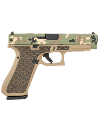 Glock G47 Gen 1 9mm Coyote Tan 17+1 RD Handgun - Precision DAO Action