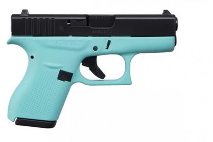 Glock 42 Gen 1 Robin's Egg Blue .380 ACP Compact Concealed Carry Pistol