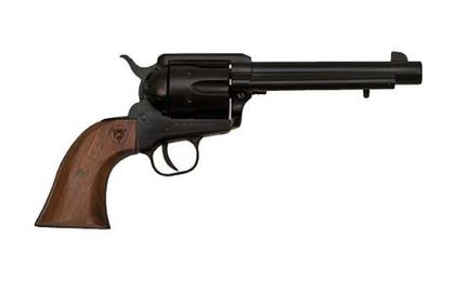 Howa 1873 .22 LR Revolver - Walnut Grip, Black Finish, Classic Design