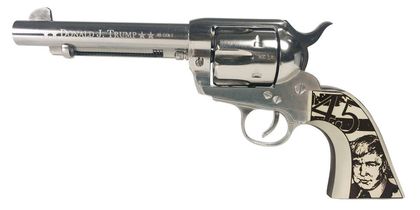 Traditions Trump .45 LC Nickel Engraved Revolver - Classic Single Action