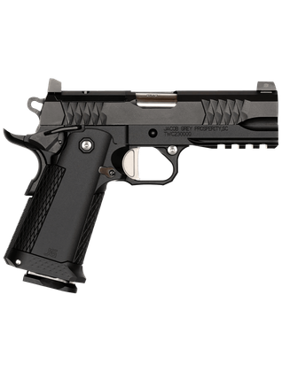 Jacob Grey TWC Gen 1 9mm Semi-Auto Pistol - 17+1 Rounds Black Finish
