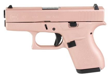 Glock 42 Gen 1 Rose Gold .380 ACP Subcompact Pistol - 6+1 Capacity