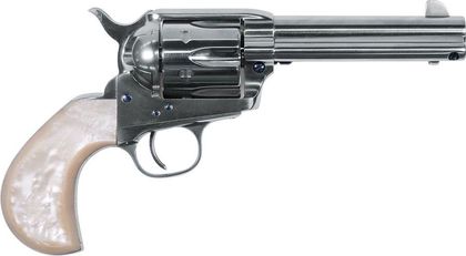 Uberti 1873 Cattleman Gen 1 .45 Colt Nickel Pearl Revolver