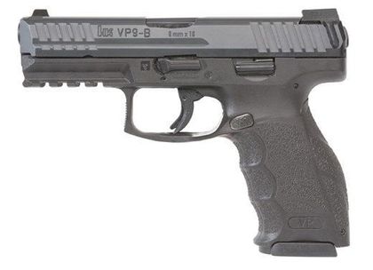 HK VP9-B 9mm Pistol, 15-Rd, Ergonomic Gen1 Defense & Sport Shooter