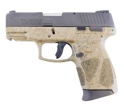 Taurus G2C Gen 1 9mm Compact Pistol - Splatter FDE/Black Finish
