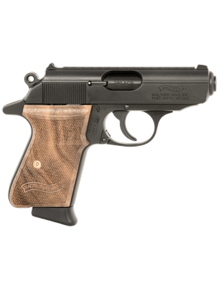 Walther PPKS Gen 1 .380 ACP Compact - Black, Walnut Grip, DA/SA Action