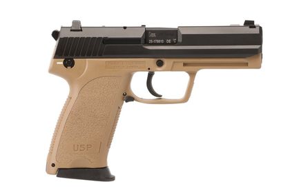 HK USP45 V1 Tactical .45 ACP FDE 12-Round Semi-Auto Pistol