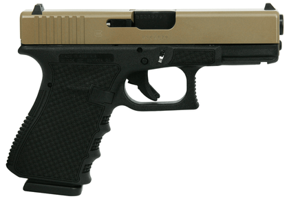 Glock 19 Gen 3 FDE 9mm Compact Chainmail Grip Pistol - 15 Rounds
