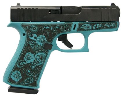 Glock 43X Gen 1 Tiffany Blue 9mm Compact Striker Pistol