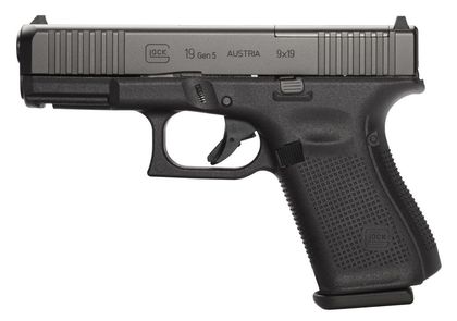 Glock G19 MOS Gen5 Optic-Ready 9mm Compact Pistol - 15+1 Capacity