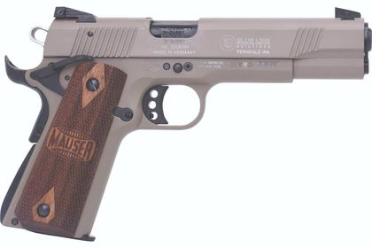 Mauser 1911 Gen 1 Tactical .22 LR Pistol - Tan, 5" Barrel, 10rd