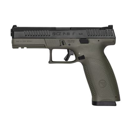 CZ P-10 F Gen1 9mm - OD Green, 19+1 Rounds, Tritium Sights
