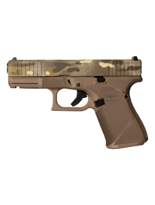 Glock G19 Gen5 MOS 9mm FDE Camo Pistol - 15+1 RD