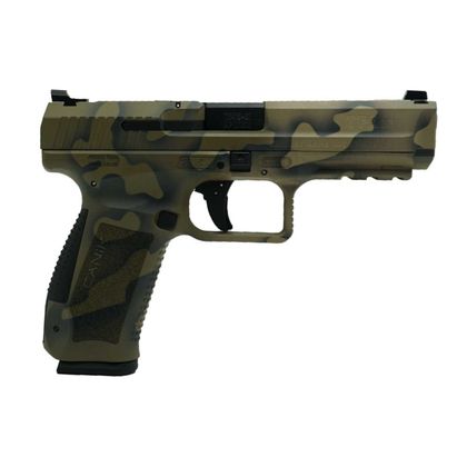 CANIK TP9SF Gen 1 9mm Pistol - Woodland Green, 18-Round Capacity