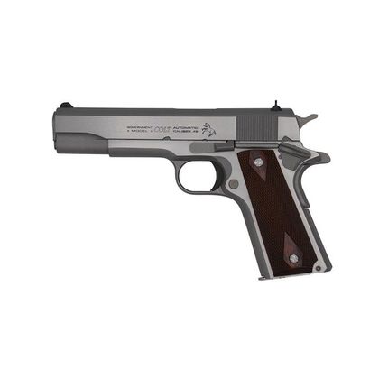 Colt 1911 Gov Gen 1 .45 ACP Pistol - Stainless Steel & Rosewood Grips