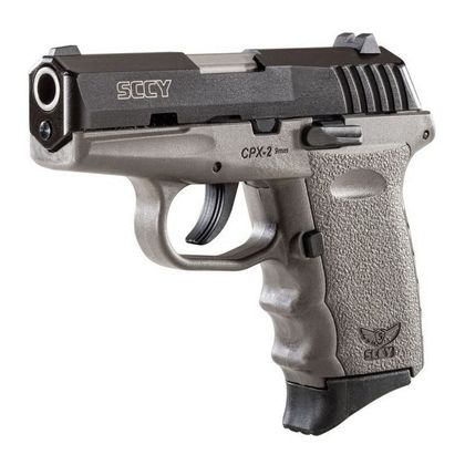 SCCY CPX-2 Gen 2 Carbon Gray 9mm Compact Pistol - Ergonomic & Lightweight