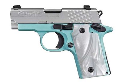 Sig Sauer P238 Gen 1 Robin Egg Blue .380 ACP Subcompact Defender
