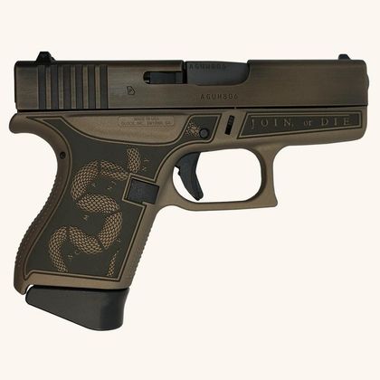 Glock 43 Gen1 Slimline "Colonial Brown" 9mm Compact Pistol