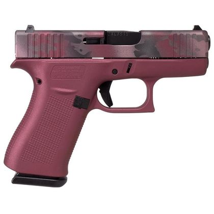 Glock 43X Gen 1 "Pink Camo" 9mm Concealed Carry Handgun