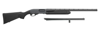Remington 870 Dual-Barrel 12 GA Pump - Field & Defense Shotgun